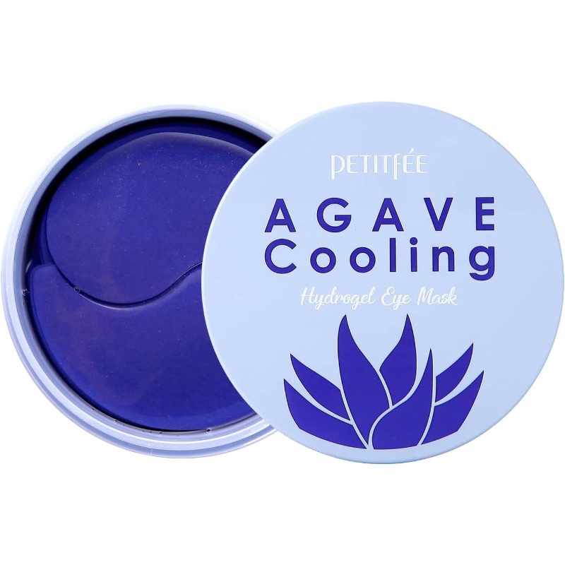 60Ea 30Pairs Agave Cooling Hydrogel Eye Patches | Quick Calming Eye Care With Energy Complex, Agave, Blueberry, Eggplant Extracts, Moisturizing, For Skin