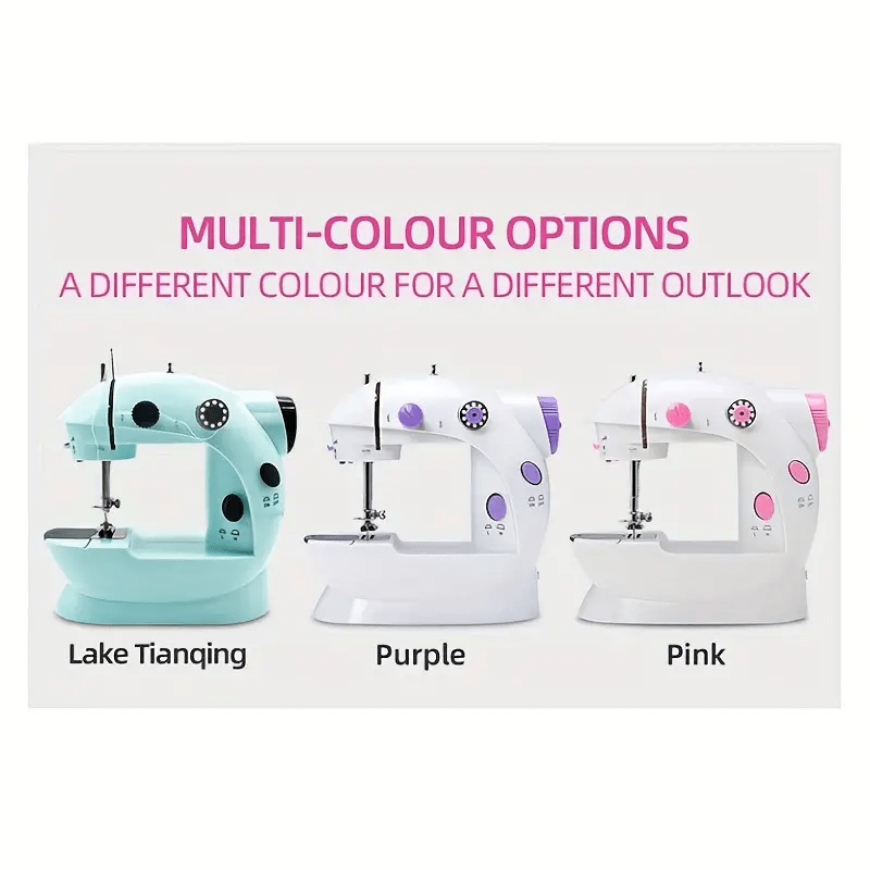 home mini sewing machine a compact automatic multifunctional personal care electronic device with a power supply suitable plugs 110 130 of pp material crafting repairs and modifications details 3