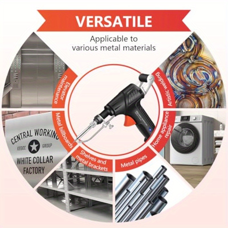 ayyecoeeye welder fivepiece set versatile internally heated industrial laser welding tools 3in 1 handheld rust removal cutting welding with spare tin wire Product details 4