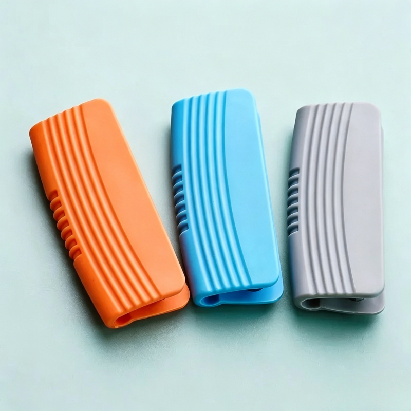 TEMU Silicone Anti-scald Pot Handle Cover Heat-resistant Non-slip Pot Ear Cover Reusable Hot Handle Holder Kitchen Gadget For Stainless Steel Pots