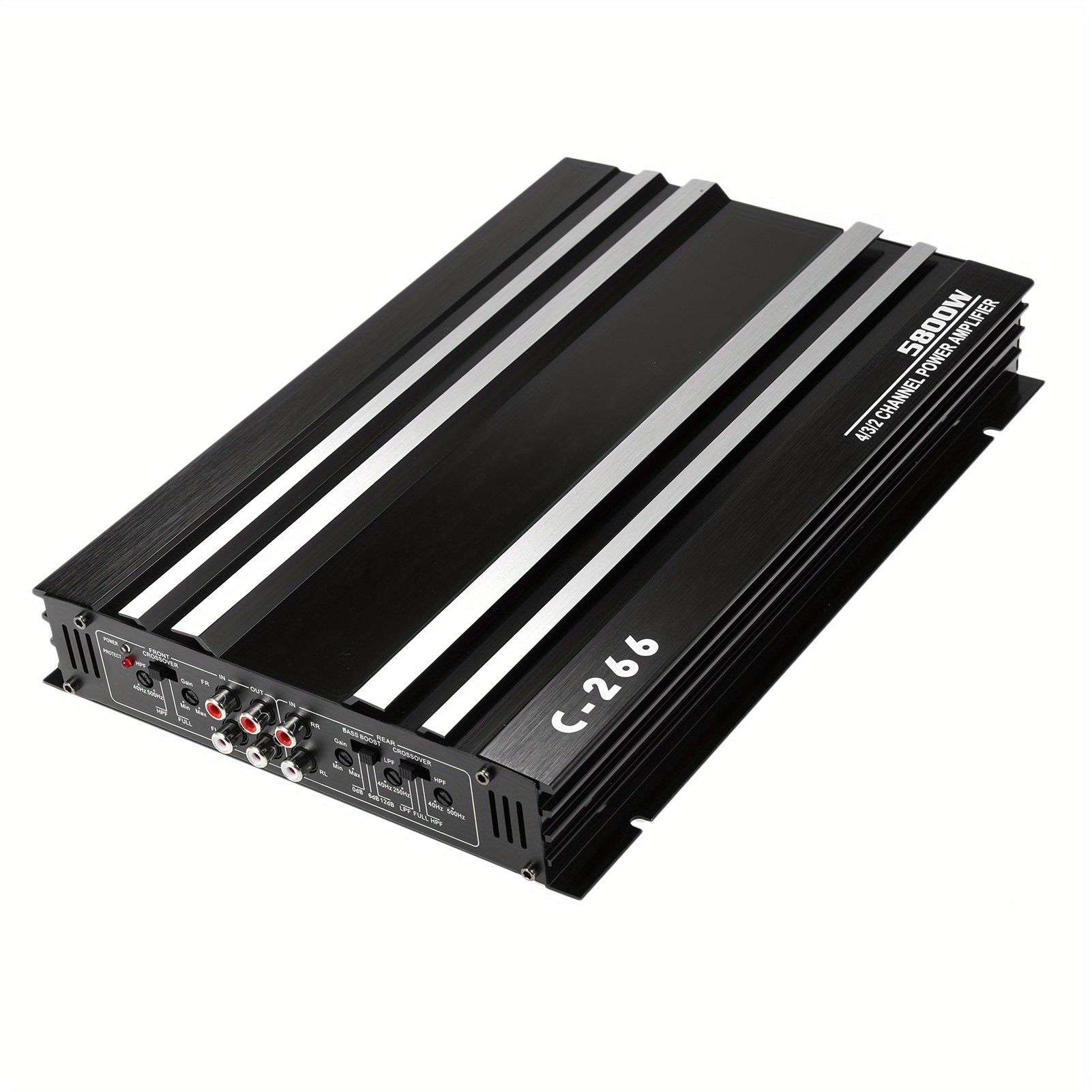 TEMU Four-channel Car Amplifier, Car Power Amplifier, High- Audio