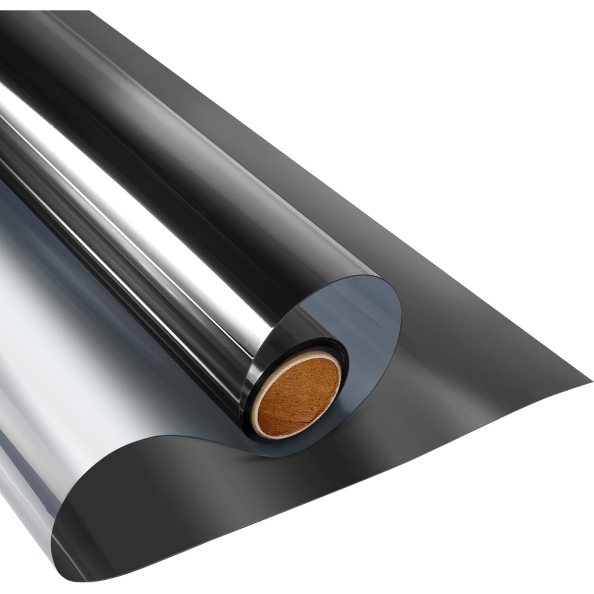 TEMU Film de Fenêtre Unidirectionnel 50cm x 4,5m, Film de Thermique et Intimité pour Maison, Film Réfléchissant -Soleil Transparent de l'Extérieur, -