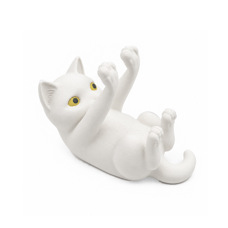 TEMU 1 support de téléphone pour chat inclinable, support de téléphone de bureau de chaton, support de smartphone animal esthétique pour bureau,