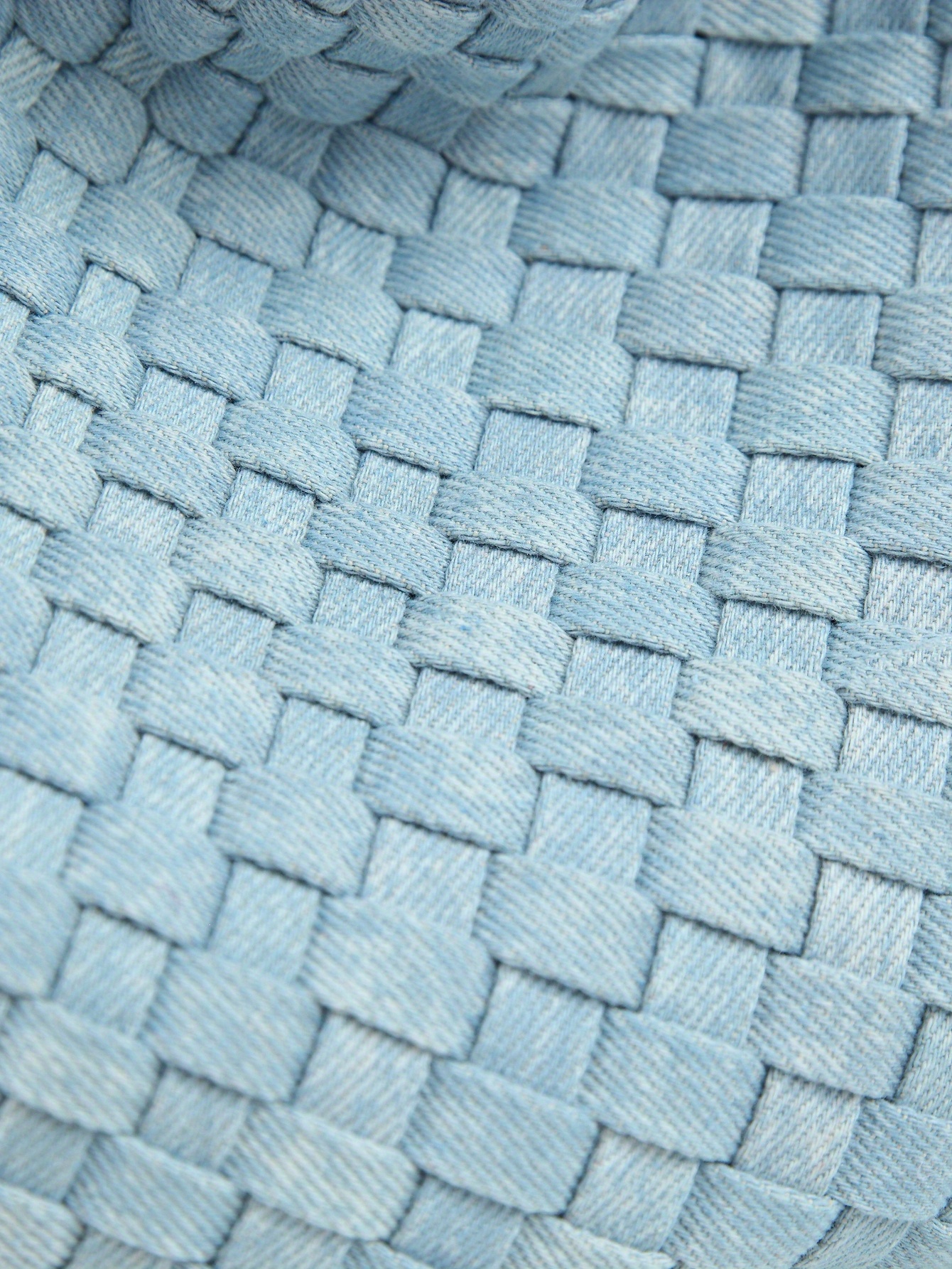 Large Burgundy Bucket Bag back view on model