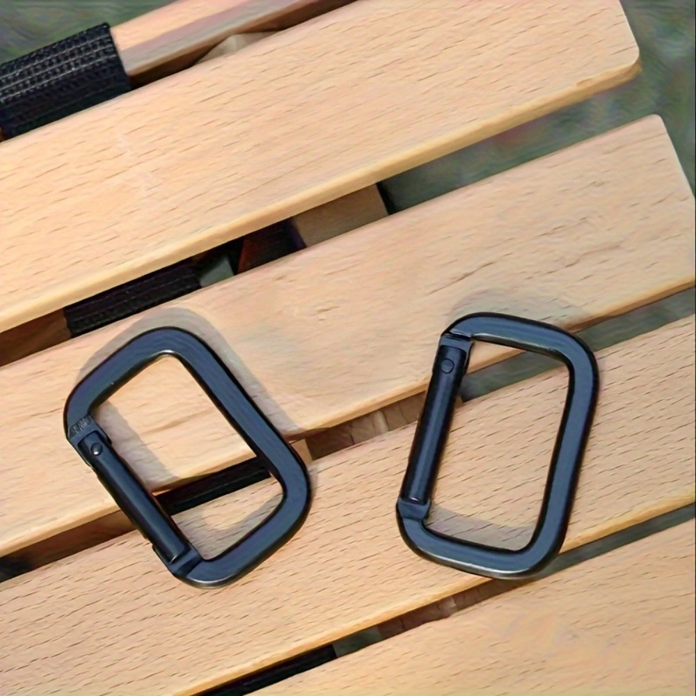 TEMU Anello con Fibbia Esterna a Molla, Gancio Multifunzionale a Molla, Clip a Molla, Portachiavi, Pendente per da Esterno, Attrezzo da Campeggio