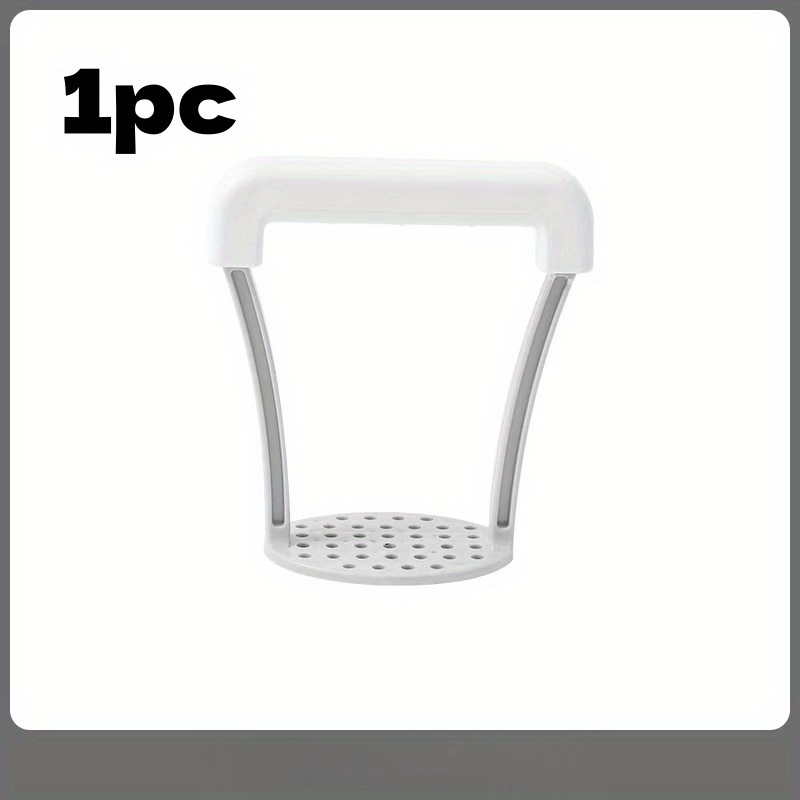 1pc Manual Potato Masher, Washable Abs Material, With Ergonomic Non-slip Handle - Efficient Handheld Kitchen Tool For Mashing Potatoes And Vegetables, Essential For , Durable Kitchen Utensil