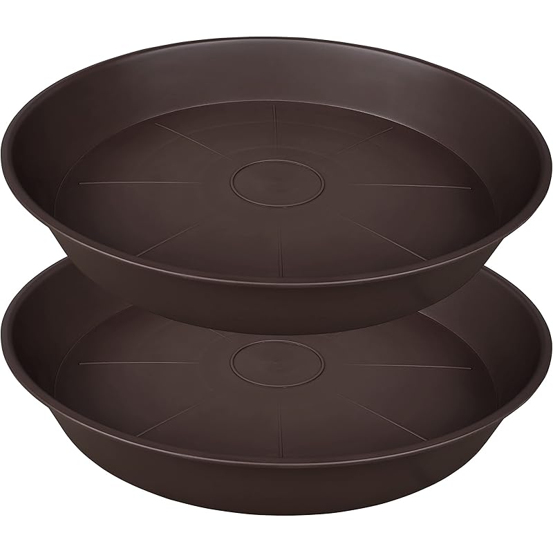 2 pack 26 inch plant saucer 2 depth tray large deep - Temu
