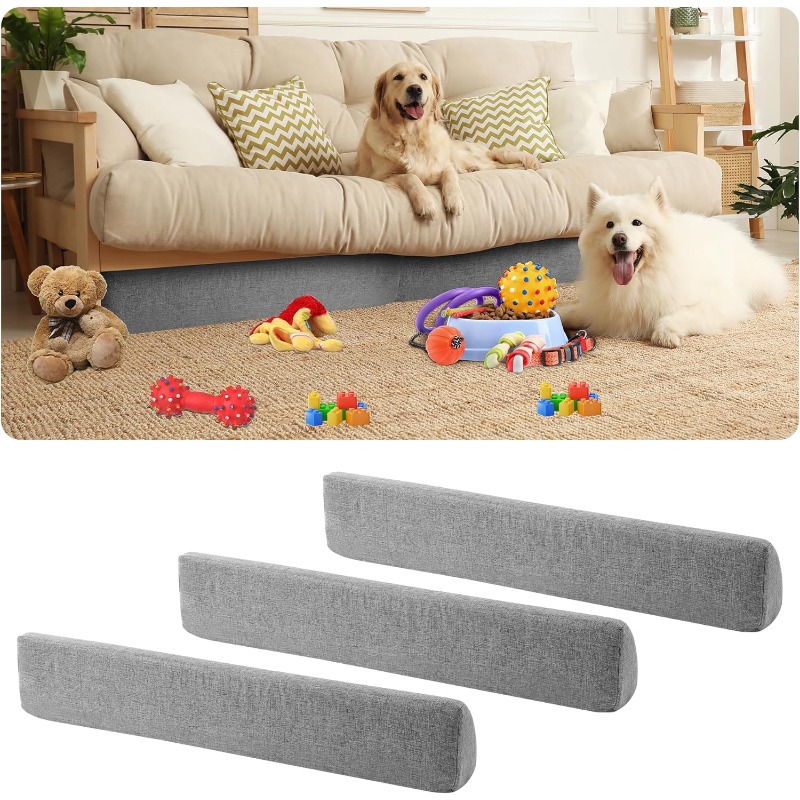 Adjustable Under Couch Toy Blocker for Pets and Kids