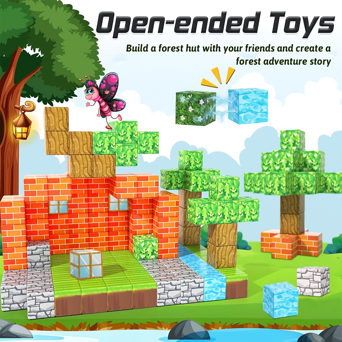 Magnetic Building Blocks Educational ABS Construction Set
