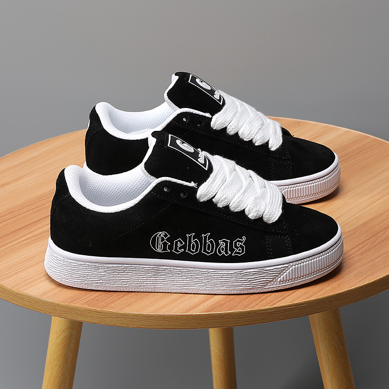 TEMU Men' & Women' Vintage Distressed Sneakers - Lightweight Retro Panda/ Suitable For Outfits, , Wear, Breathable Lining & Cushioned Sole, Classic