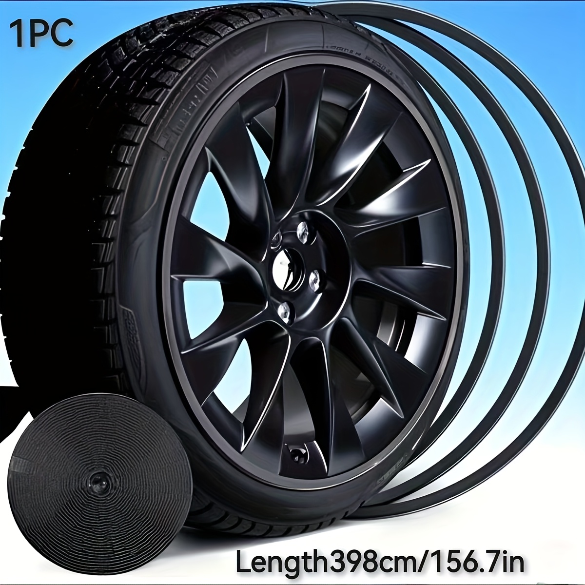 Image of Car Wheel Anti-collision And Anti-scratch Strips, Suitable For Sizes, Colorful Options With Something Like