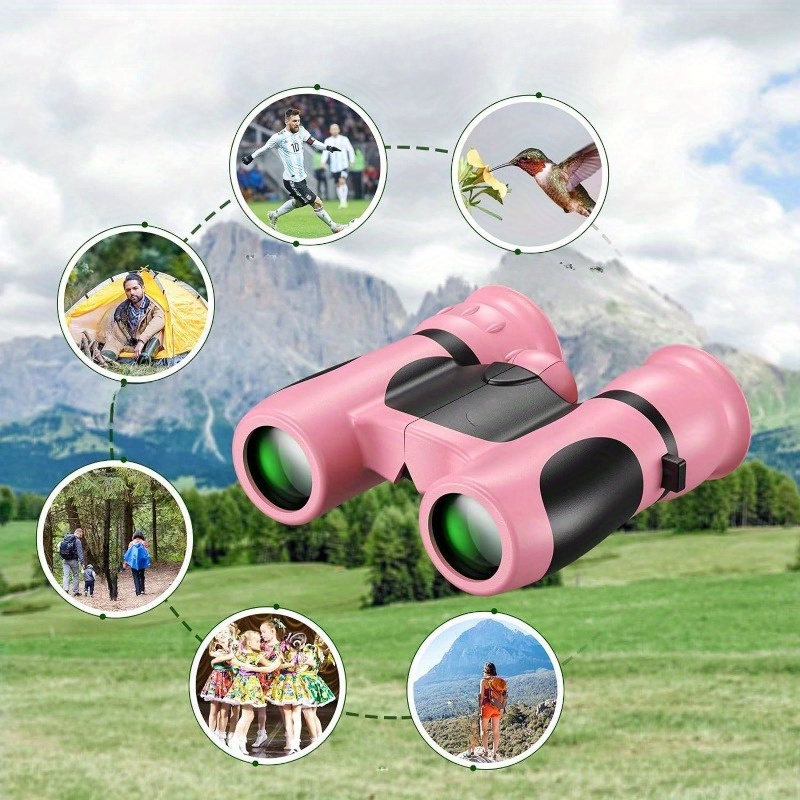 Image of 1pc Outdoor Exploration Binoculars, Binoculars With 8x Magnification Adjustable Length Outdoor Exploration