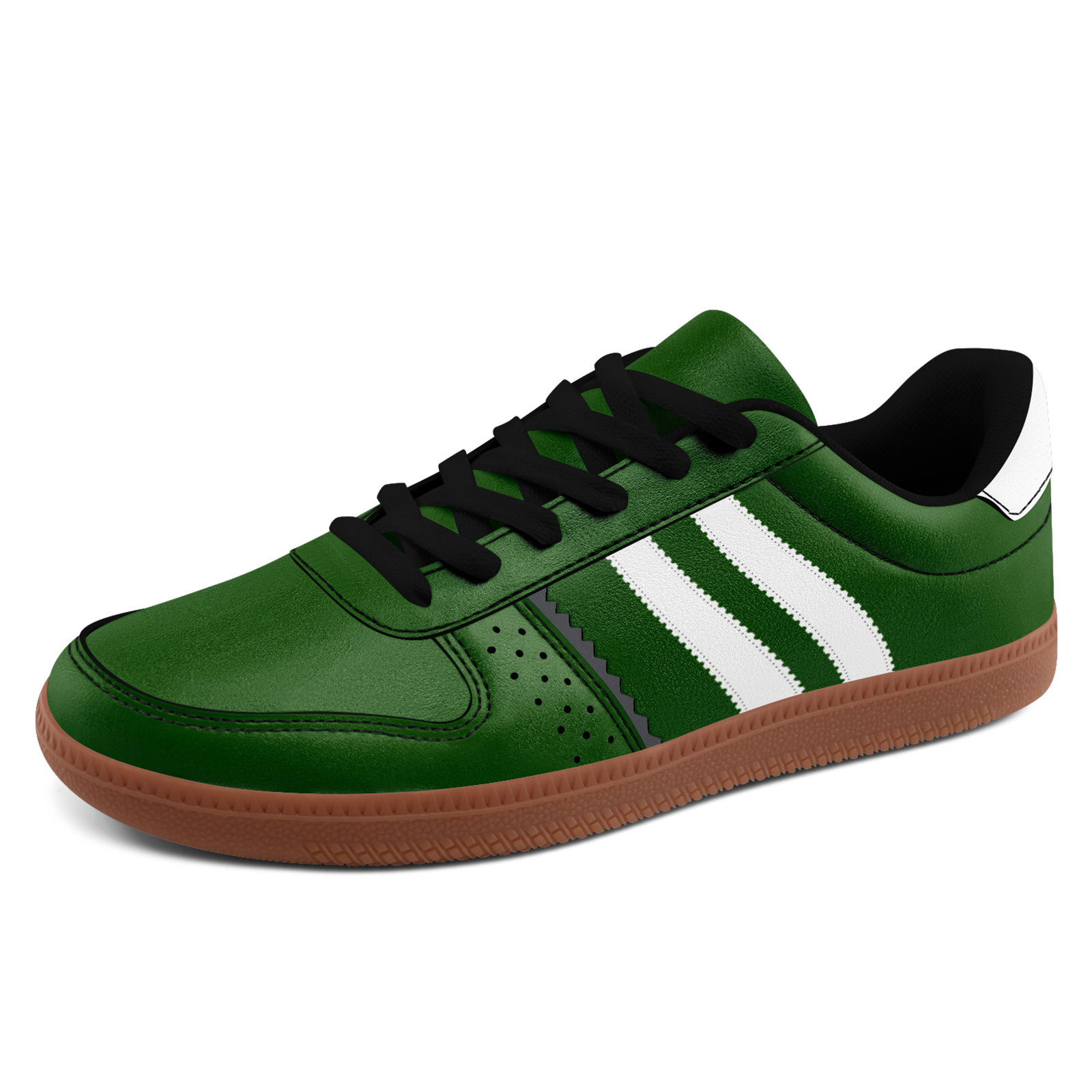 TEMU Coolcustomize Men's Retro Low-top Sneakers - Breathable Fabric Lace-up Sneakers Suitable For Walking, Tennis, & Casual Wear, Cushioned Sole,