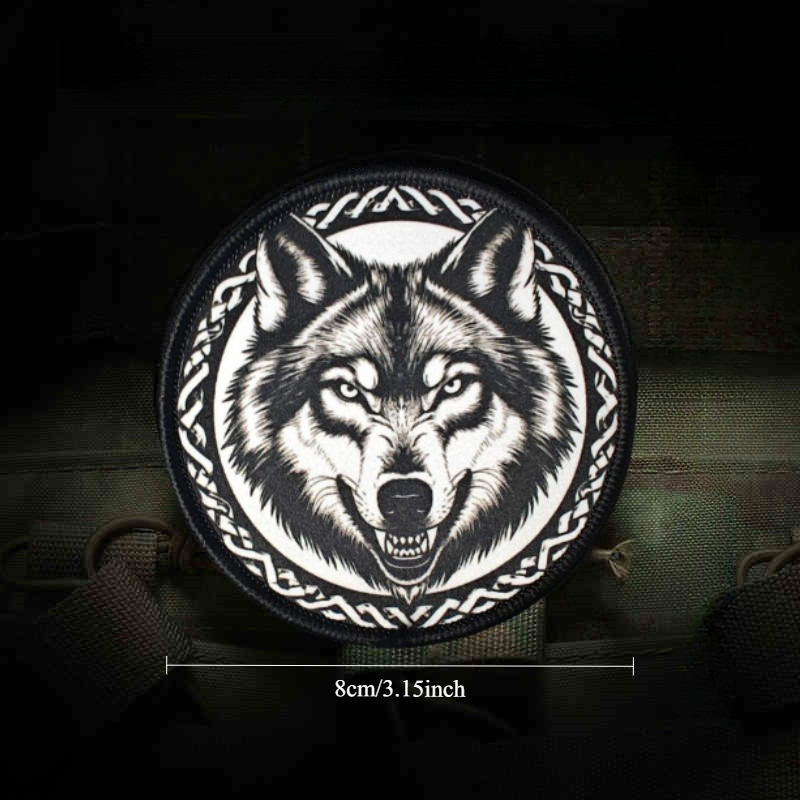 2025 New Patch, Wolf Morale Badge, Armband, Decorative Patch, Equipped With