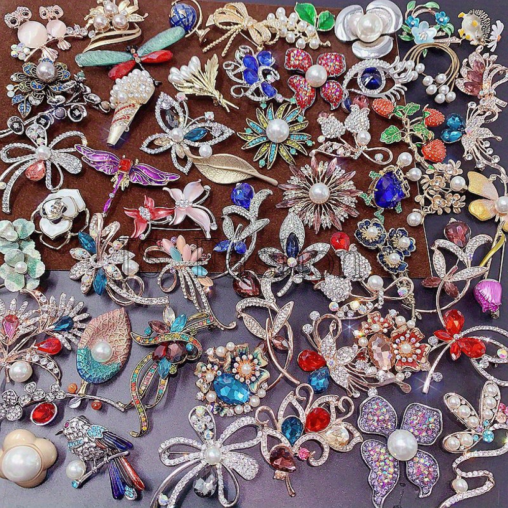 2026 popular   retro   brooch set womens elegant alloy lapel pin suitable for daily wear weddings holiday gifts fashion suit dress scarf accessories