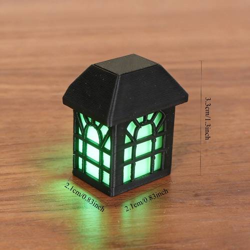 1pc miniature mini table lamp model vintage oil lamp wall light fixture bedside lamp model dollhouse decoration accessory