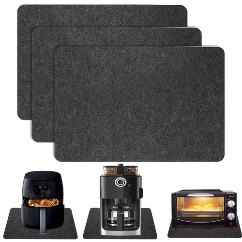 air fryer kitchen appliance protective mat heat resistant insulating pad 45cm x 30cm fireproof heat insulation mat bar countertop heat insulation mat felt heat insulation board synthetic felt blanket coffee maker heat insulation mat