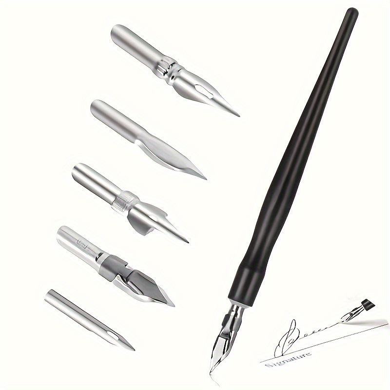 Calligraphy Pen Dip Set with Manga Pen Tips