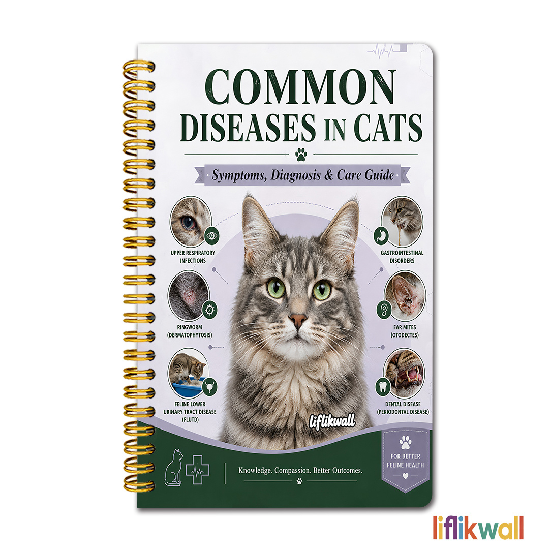 TEMU Anatomy Manual, Veterinary Disease And Guide With Pet Diagram Pages, And Health Knowledge Sections