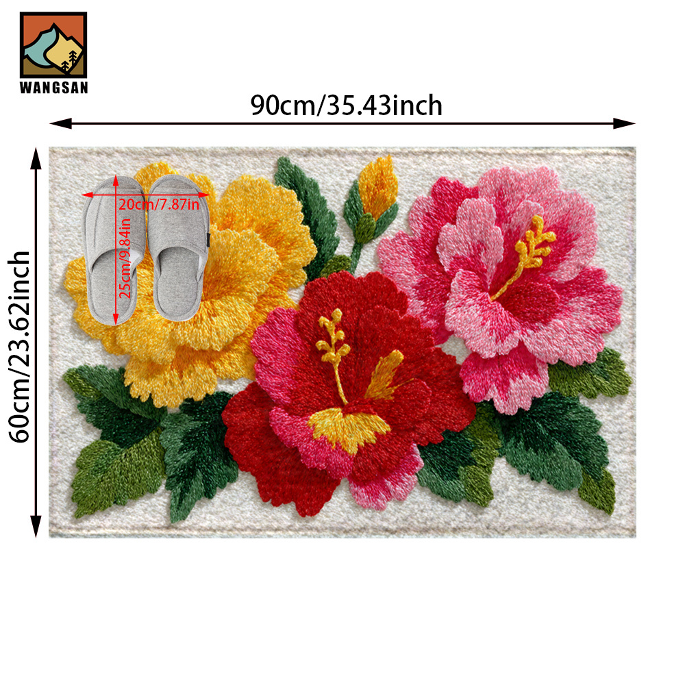 TEMU 1pc A Non-slip Doormat, Made Of , Ideal For Festive Decorations, As Well As For Use , Bathroom, Dining Area, And Bedroom; It Makes A Great Gift