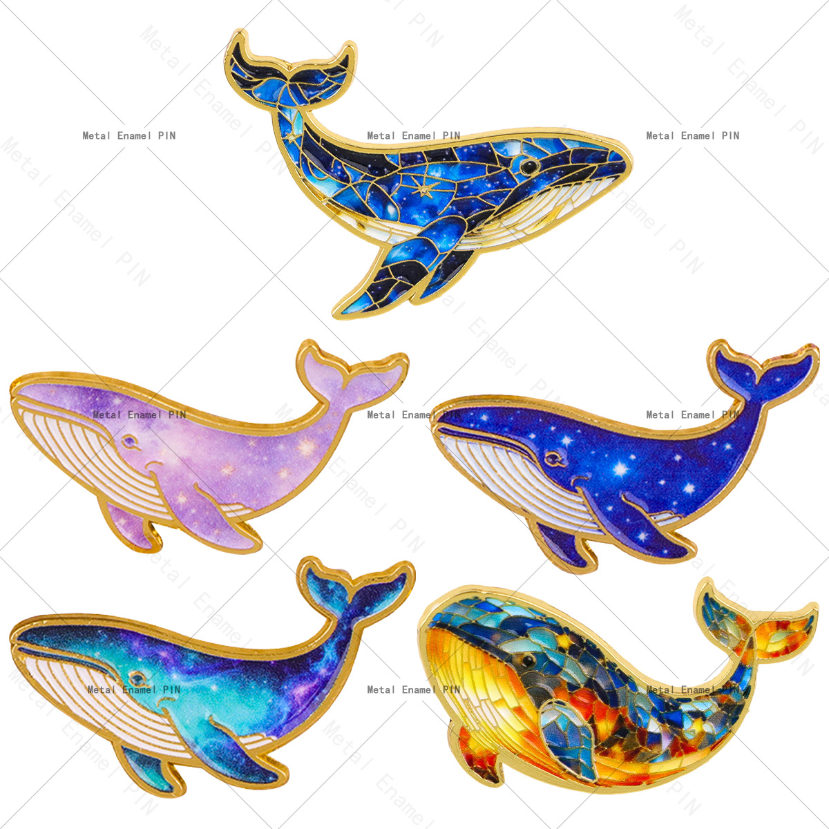 TEMU 5pcs/set Lapel Enamel Pins And Brooches Badge Pins For Backpacks Bags Backpack Cool Decoration Friend For Gifts