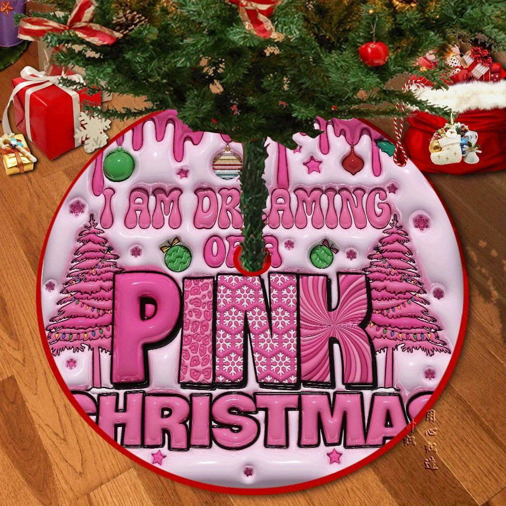 

1pc Polyester Christmas Tree - Decor, For , Seasonal Decoration
