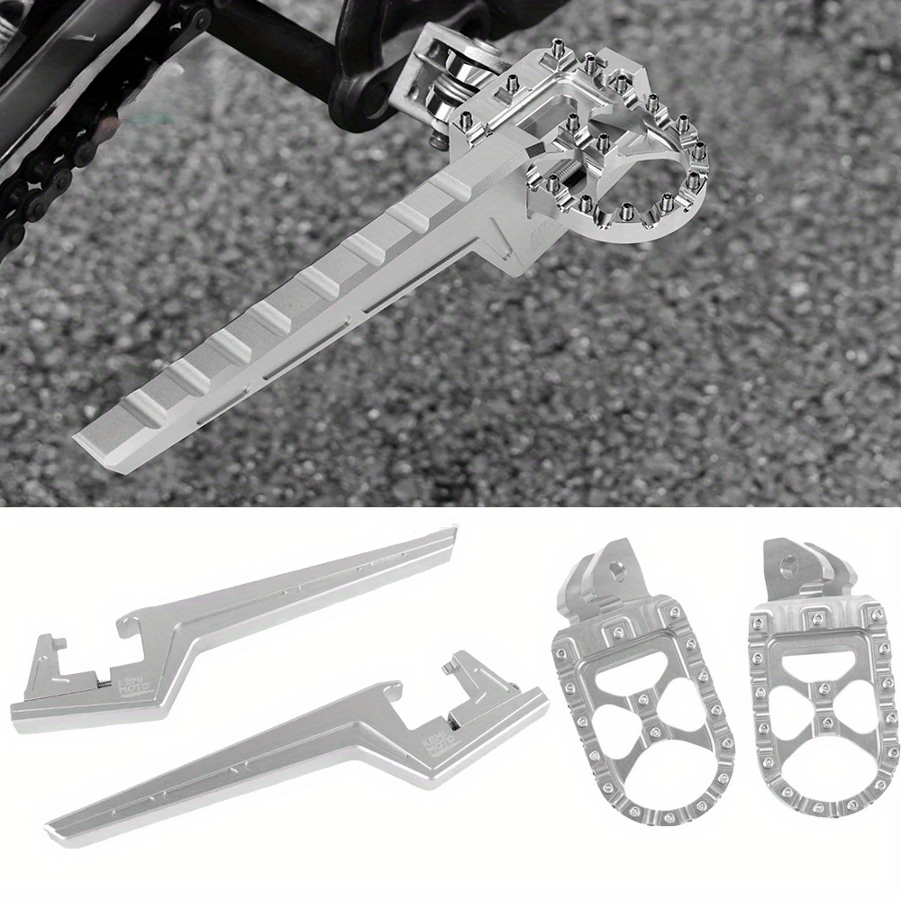 Motorrad Fußrasten Aluminium - Universelle Fußstützen Für Scooter & Cruiser