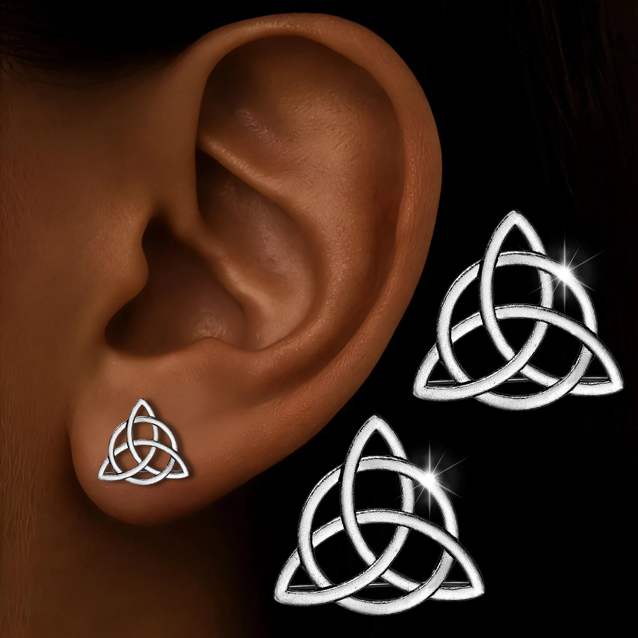 TEMU 2 pièces de clous d'oreilles et élégants haut de gamme avec nœud , bijoux , adaptés à toutes , parfaits pour les fêtes, , banquets, et