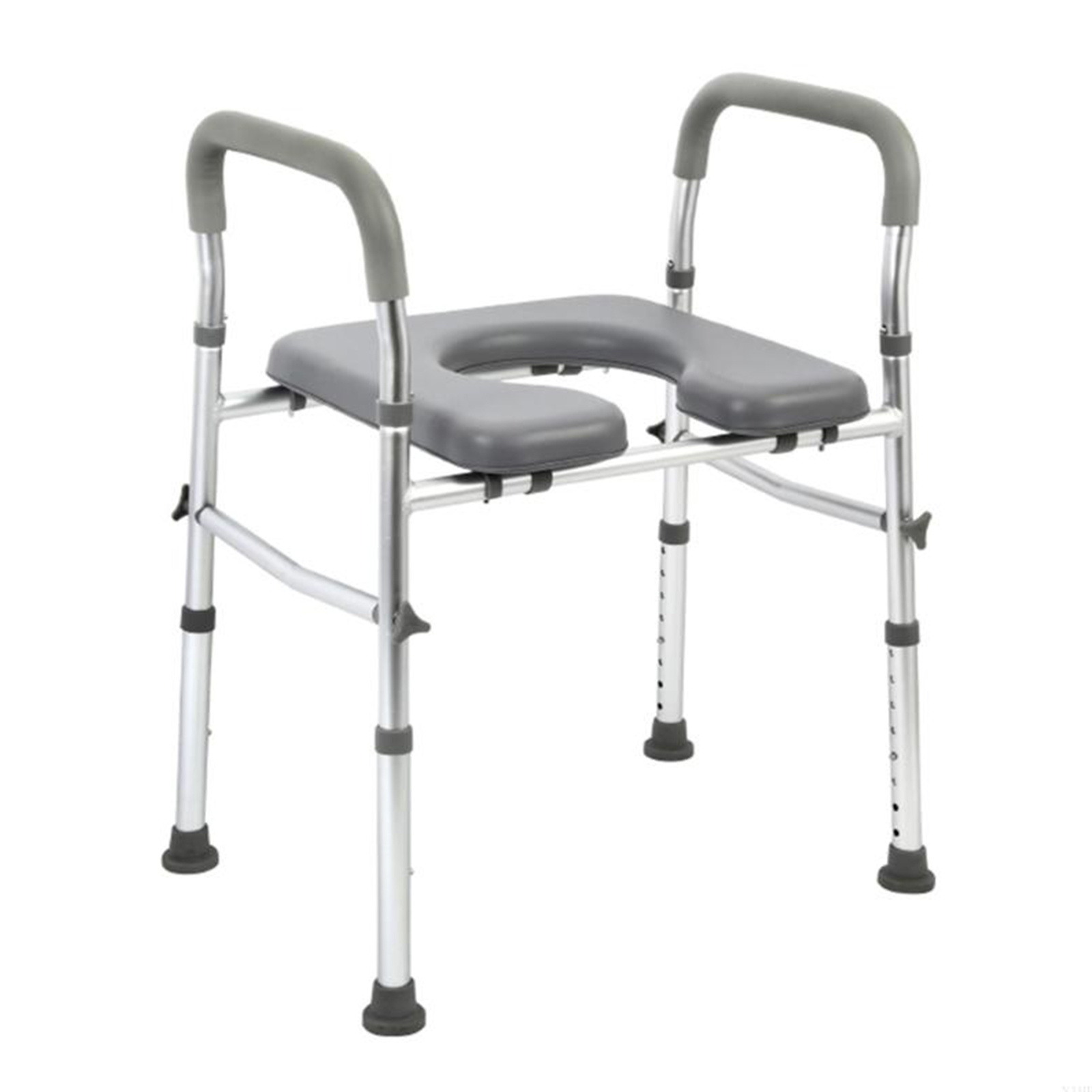 Multipurpose Toilet Risers With Handles Toilet Seat Riser Adjustable Height And Width 182kg Load Capacity For Elderly Pregnant Handicap