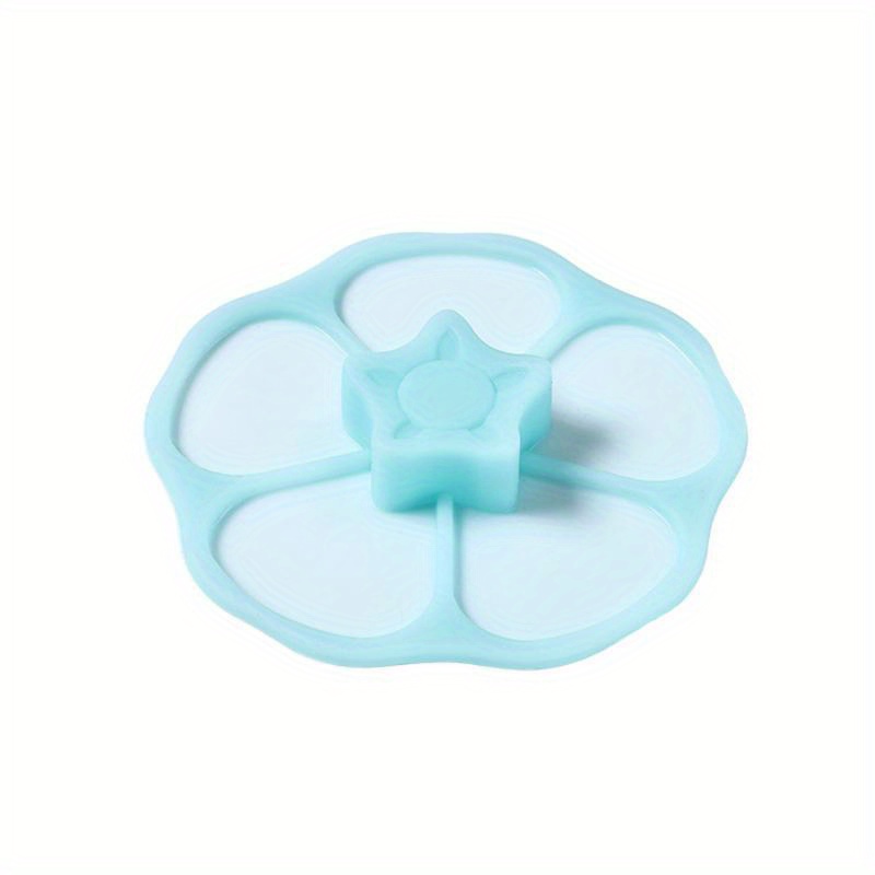 1pc flower shaped silicone cup lid food contact safe spill proof dustproof mess free mug cover for beverages details 7