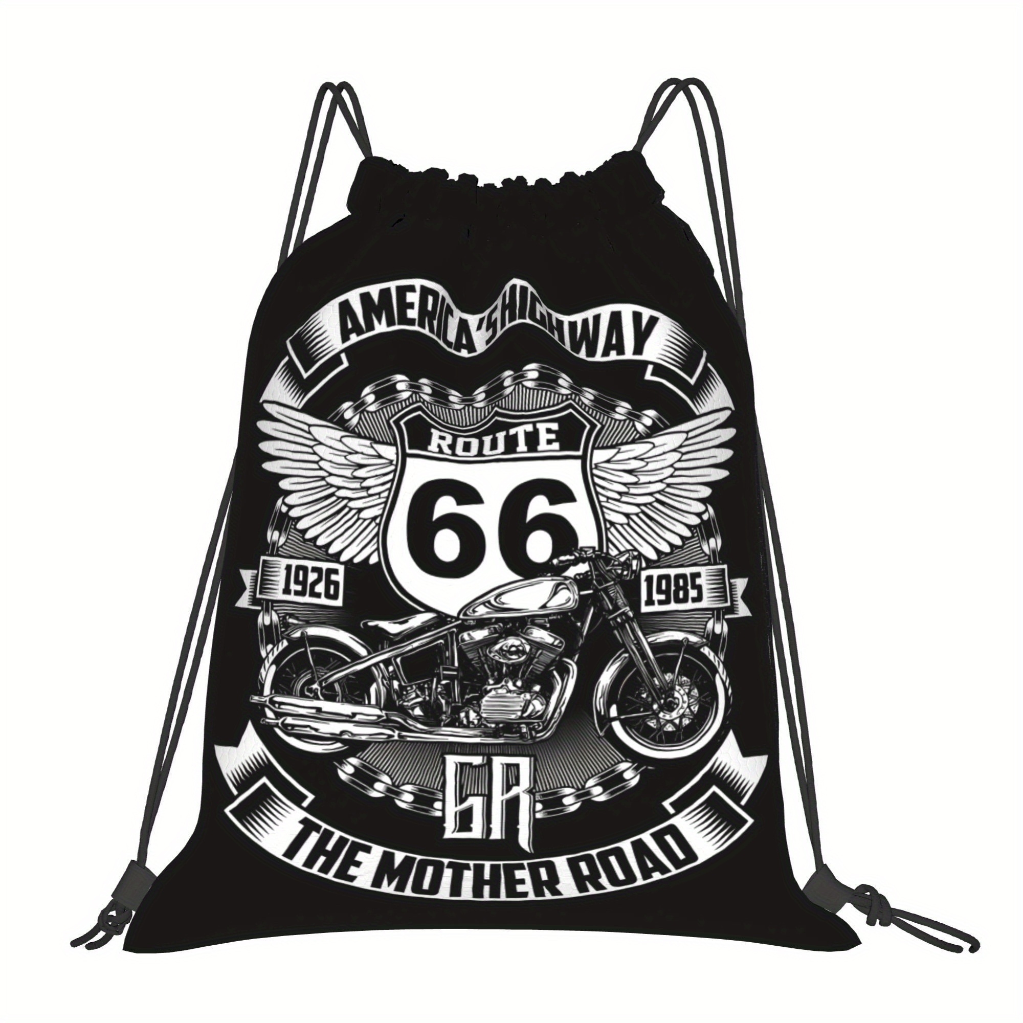 TEMU Unisex Drawstring Backpacks For Storing Items,