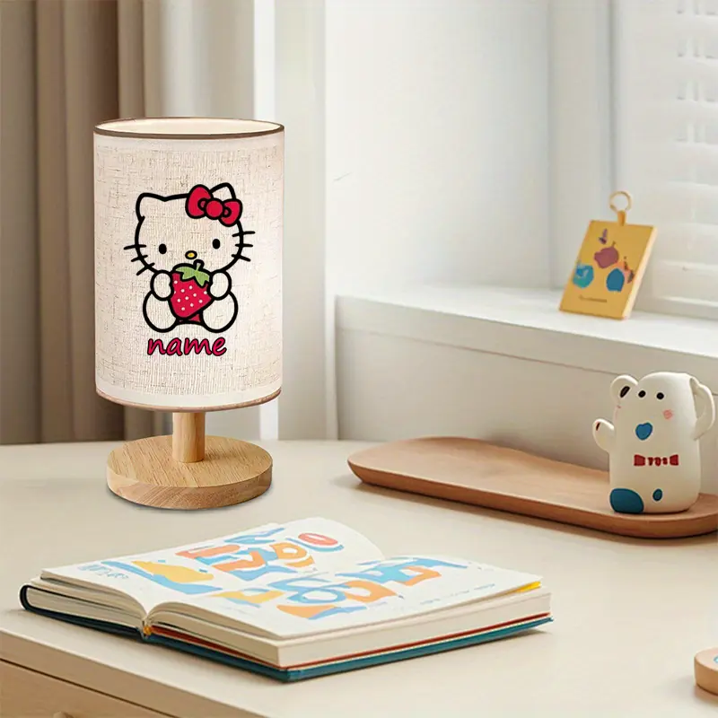 personalized night light with custom name usb powered warm yellow reading lamp cute strawberry bedroom decor anniversary gift for girlfriend womens desk lamp room decor Product details 3