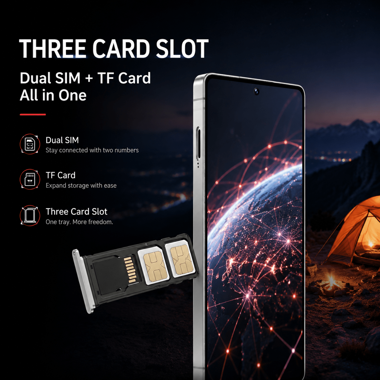   unlocked   cell phone 6 8 hd ultra clear display 4gb   64gb rom     camera face unlock full set gift for elderly Product details 3