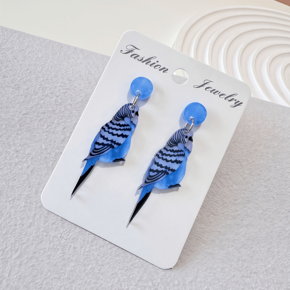 A Pair Of Creatively Designed Pendant Earrings, Handmade Acrylic Splicing, With A Niche Fashion And Elegant Style, Exquisite Jewelry For Women's Gifts Or Personal Use