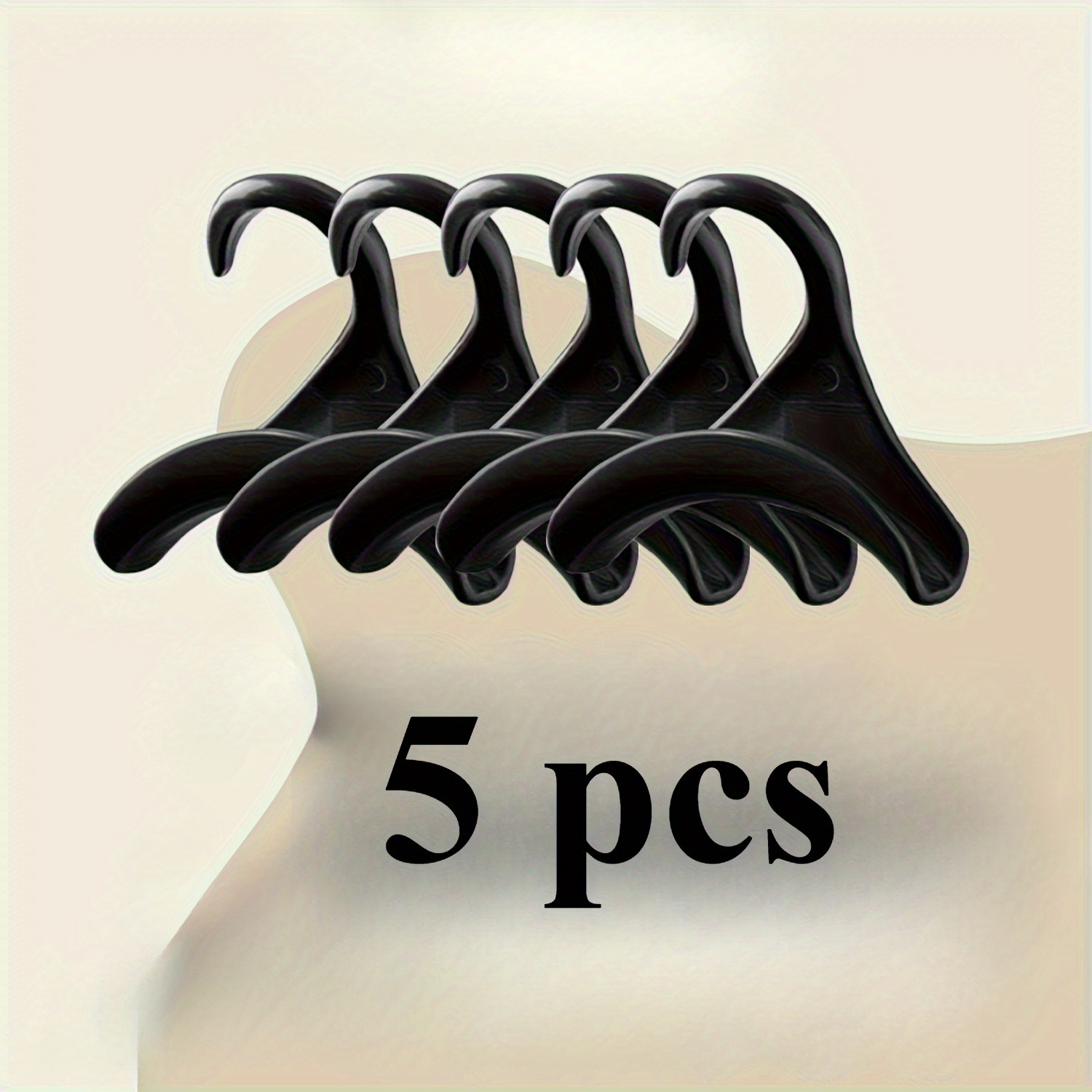 5pcs Handbag Hooks, Heavy Duty Plastic Hooks Portable Bag Organiser For Scarf Hat Wardrobe Organisation, Durable Plastic Hooks, Space Storage Solutions