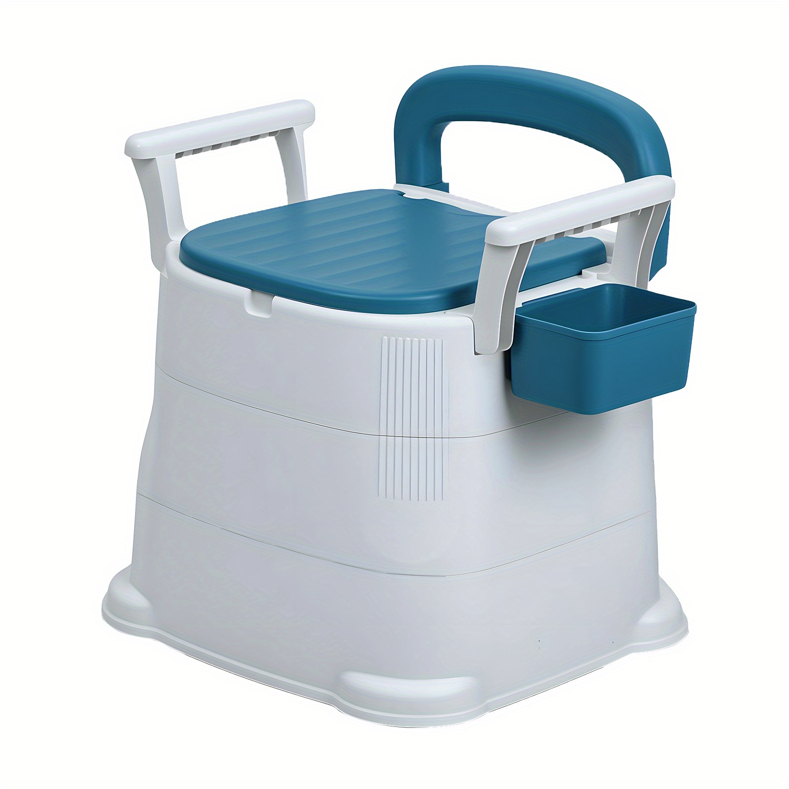 Bedside Commode, Portable Toilet For Adults, Toilet Chair Seat With Detachable Armrest, Mobile Portable Toilet, Adult Potty Chair For And Disabled