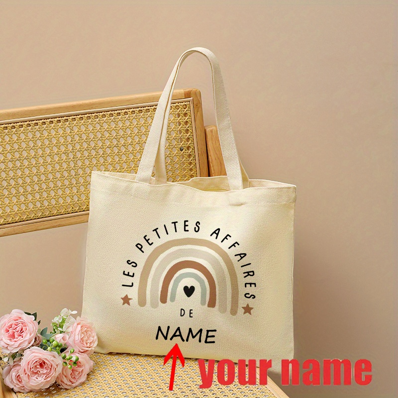 TEMU 1 Sac à Bandoulière Femme avec Motif Français - Sac à Épaule Idéal pour Voyage, Plage, , Shopping, Utilisation Quotidienne, Cadeau pour Elle,
