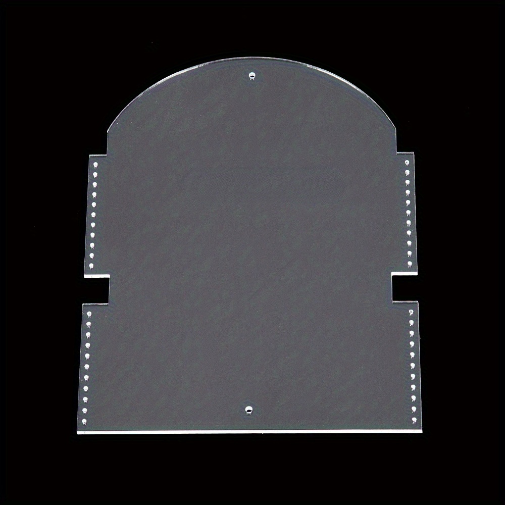 E-shop 1 Stück Transparente Acryl-Leder-Brieftaschen-Schablone – DIY Münzbörse & Geldbörsen-Herstellungswerkzeug mit Karten- & Münzfach-Layout,