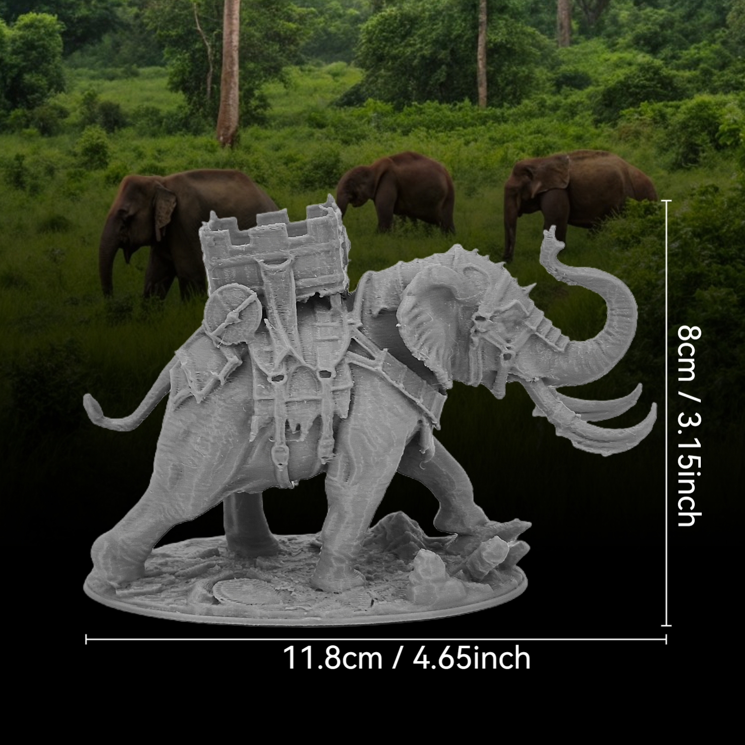 TEMU 1pc Ttrpg Miniature Figure - Paintable Rpg Suitable For Tabletop , Role-playing Scenes, Collectible Display Model For,, Scenes - Compatible For