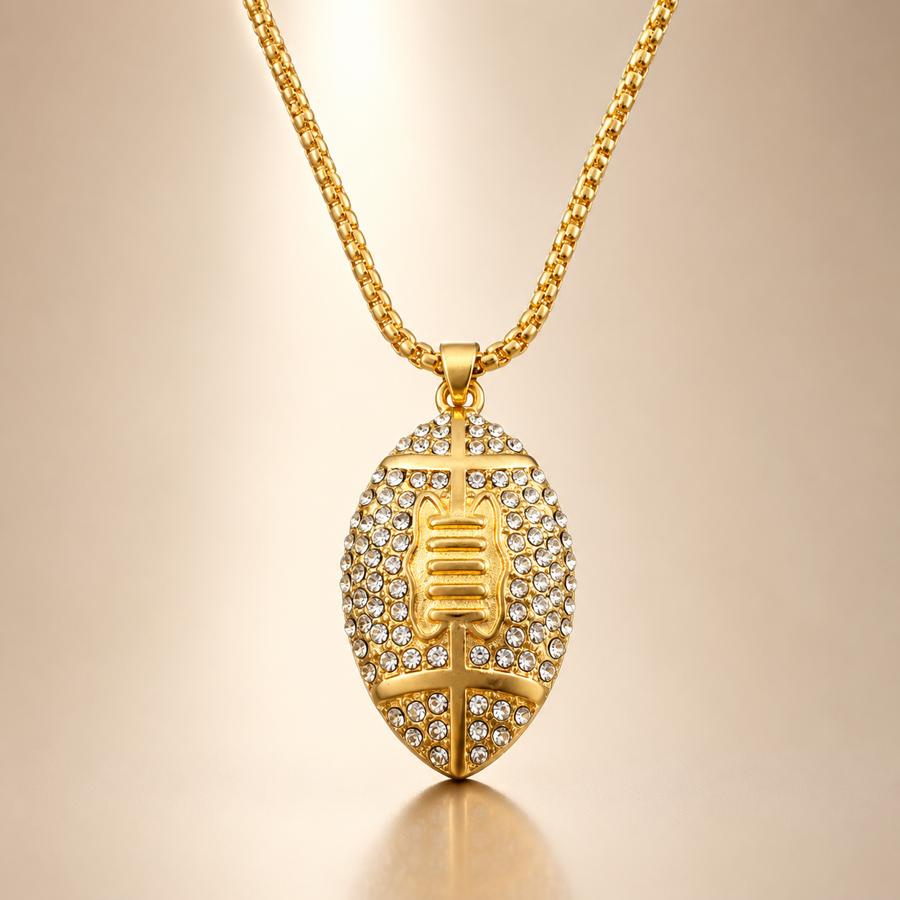 TEMU Collier à pendentif de ballon de , design tendance et accrocheur, bijou cadeau idéal pour Noël, Halloween, la Saint-Valentin, les anniversaires,