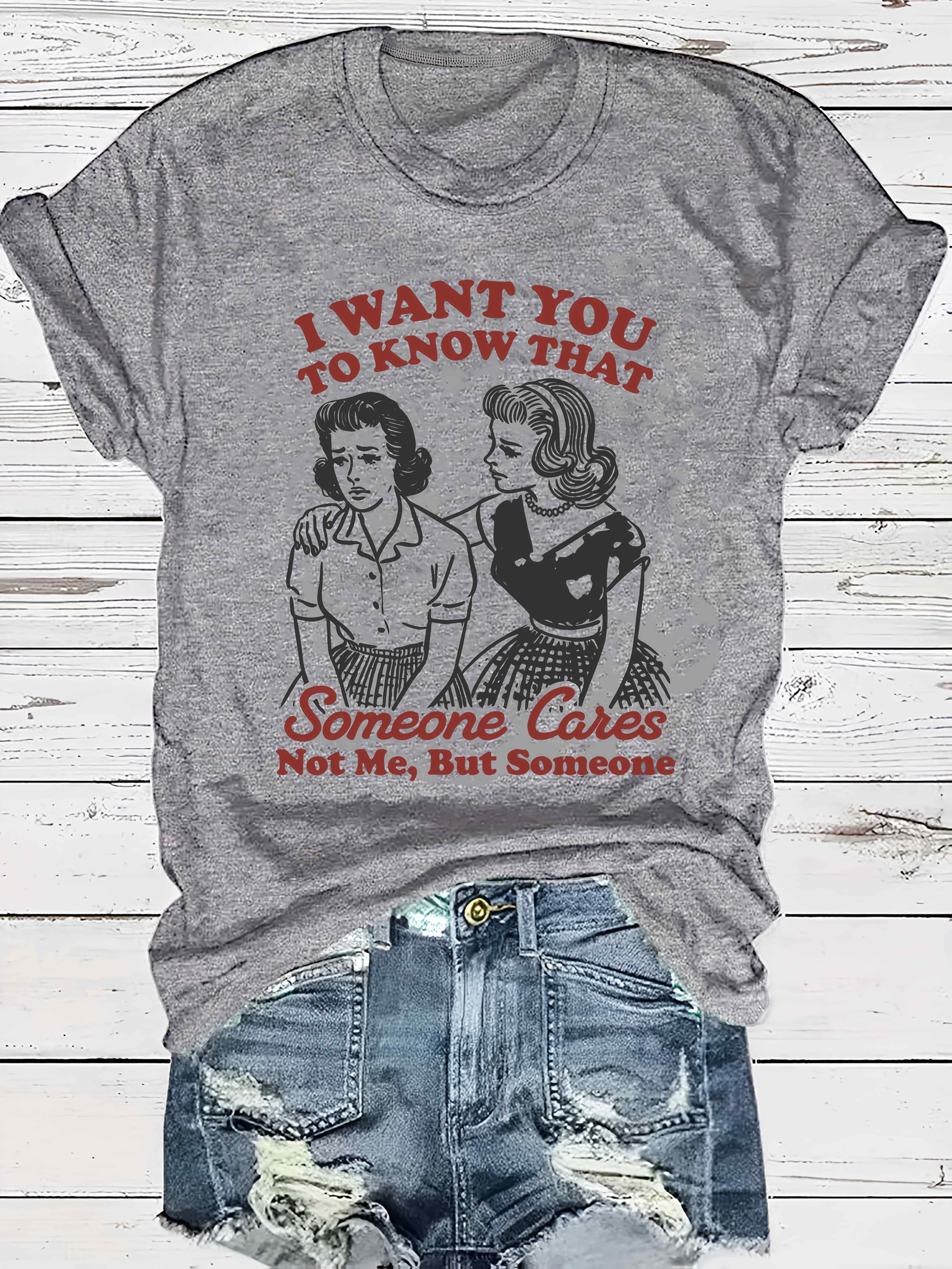 womens funny t shirts sold on Temu United States