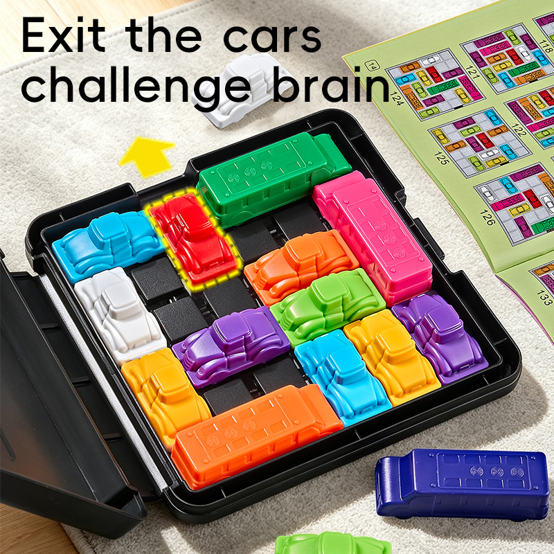 Parking Lot Maze Puzzle, 225-Car Guan Zhi Brain Teaser Challenge Game