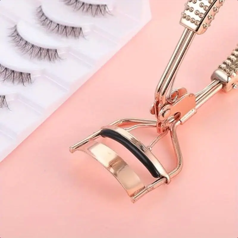50pcs eye lash curler refillsblack eyelash curler pads rubber lash curler refill pads create curls and lashes universal eyelash curler refills with clear box for standard curlers details 3