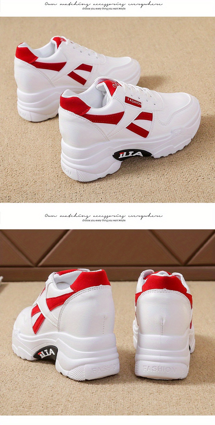 Nuevas Zapatillas Deportivas Casuales de Primavera con Suela Gruesa y Transpirables para Mujer, Perfectas para Looks de Moda