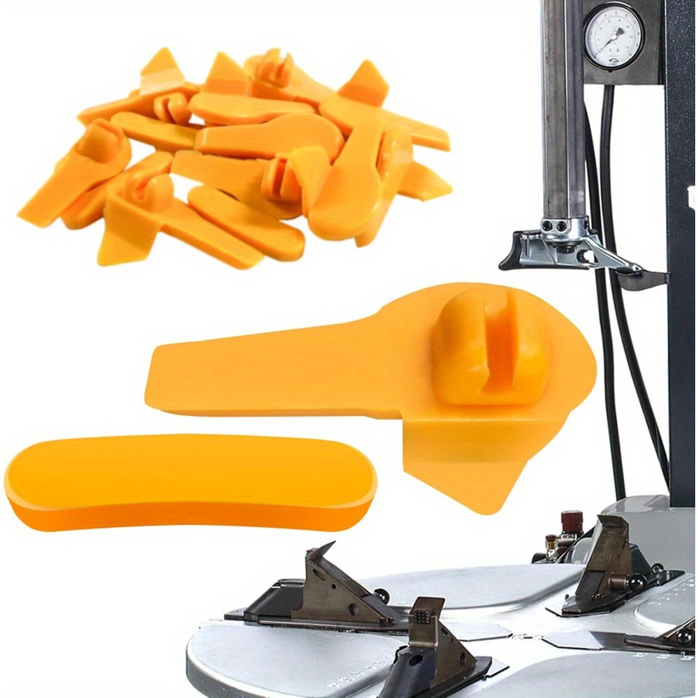 10 Pairs Yellow Tire Changing Stands, Duckbill Wheel , Tire Changing Tools With Spoke Protectors