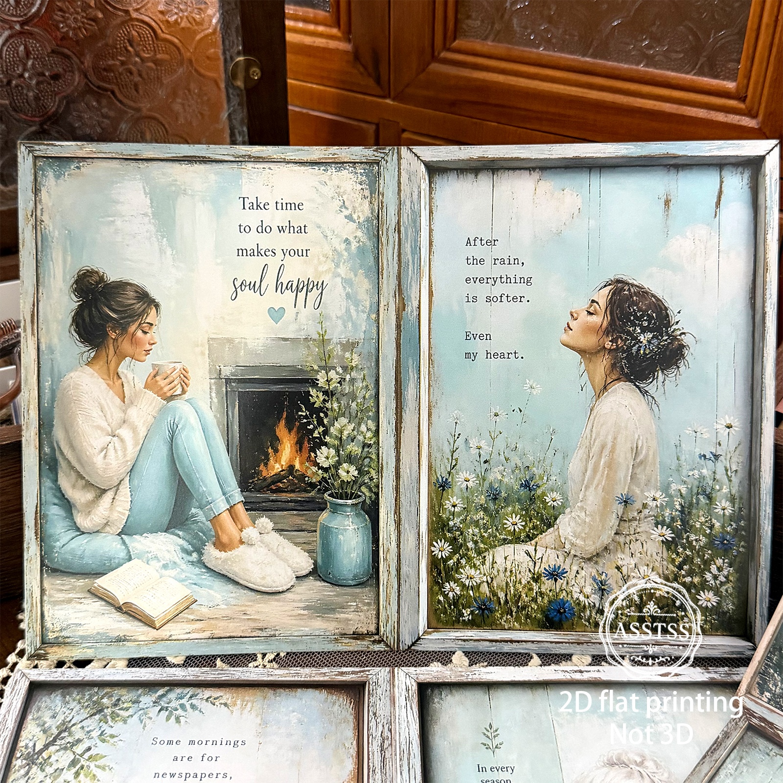 TEMU Asstss 20-sheet A5 [2d Flat] Vintage Self- Positive Quotes Junk Journals, Decorative Paper, For Arts Crafts, Scrapbooking Supplies, Crafts,