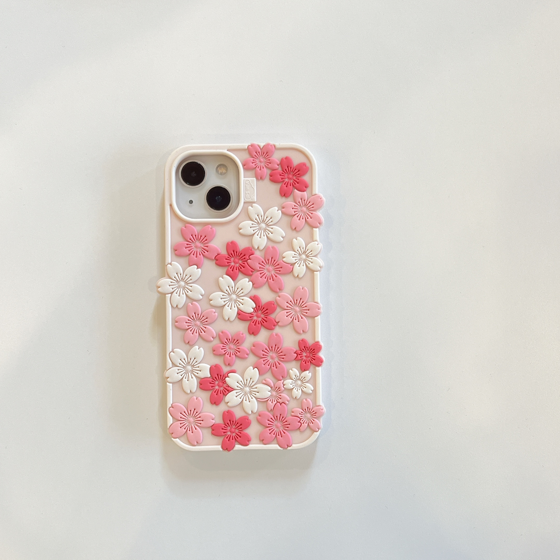 TEMU Phone Case - A New Cute Pink Cherry Phone Case Illustration That Fits Iphone 12, 13, 14, 15, And 16 Pro/pro Max/plus