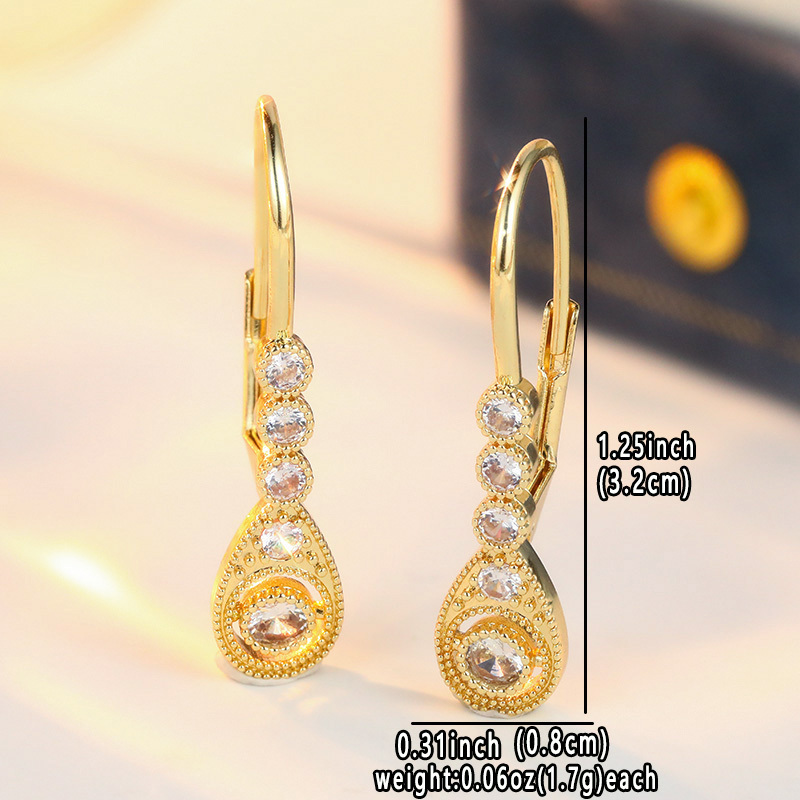 Women's Luxurious Drop Earrings for Daily Commuting