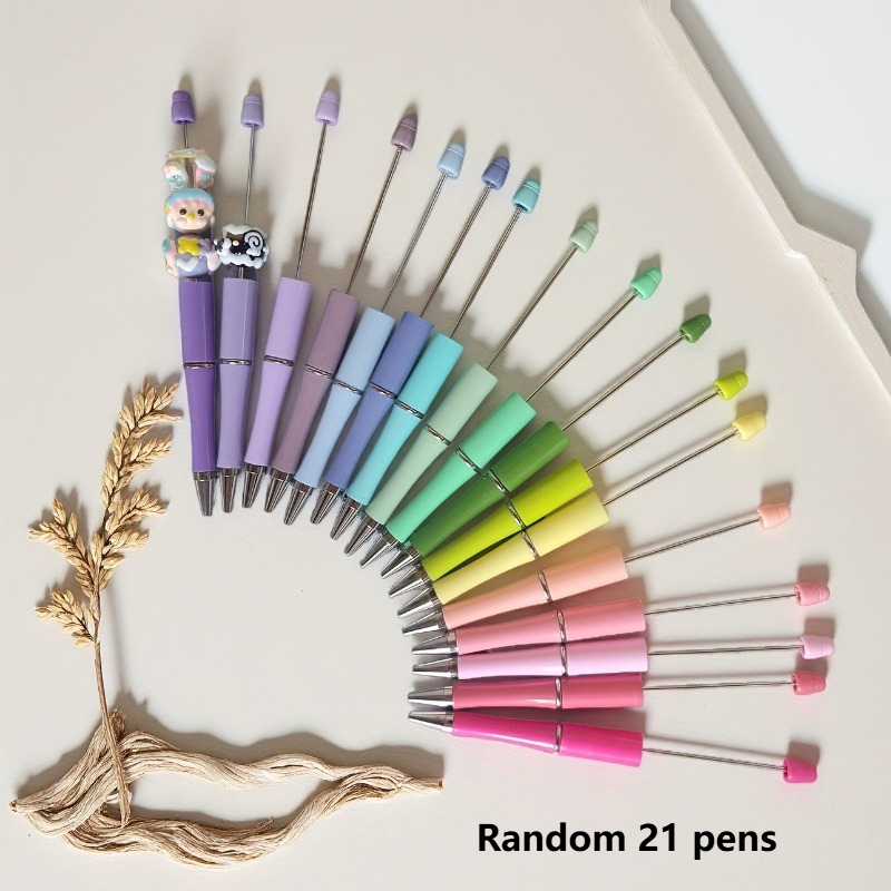 E-shop 21 Perlenstifte in zufälligen Macaron-Farben | Kreatives, hochwertiges Perlen-Design | Auswahl an Party-Souvenirs | Geschenk für Valentinstag,