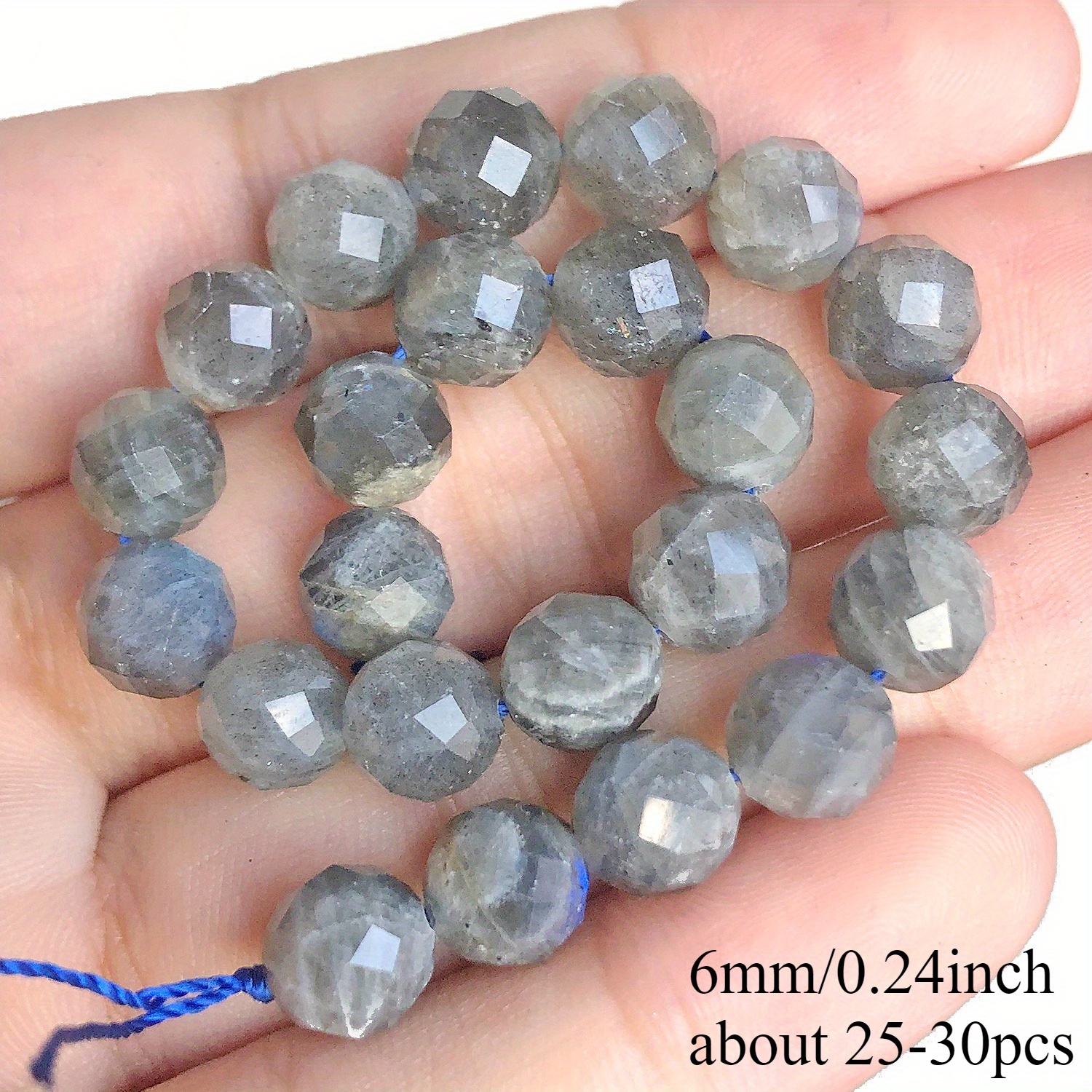 TEMU Beads & Bead Assortments - Aaa Natural Labradorite Stone Beads 6mm 8mm Round Loose Beads For Making - Ideal For Bracelets, Necklaces, Elegant
